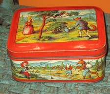 Vintage DAMOISEAU BISCUIT TIN