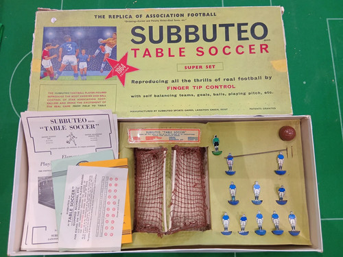 Subbuteo set box flat - 1964, new