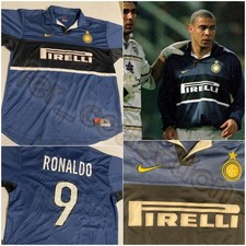 Maglia Shirt Trikot Camiseta Inter Milan third 1998/99 RONALDO NIKE ORIGINALE