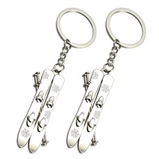  2 Pcs Snowboard Accessori Keechchain Per Zaini Ciondolo Portachiavi