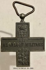 REGNO D’ITALIA CROCE AL VALOR MILITARE VITTORIO EMANUELE III° RE D’ITALIA