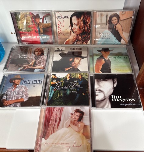Country music lot - cd, 10