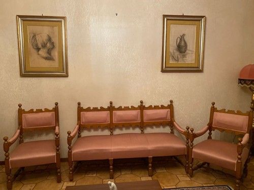 Salotto antico composto da - salotto,