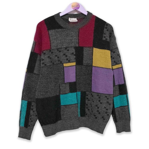 Maglione vintage misto lana - maglione,