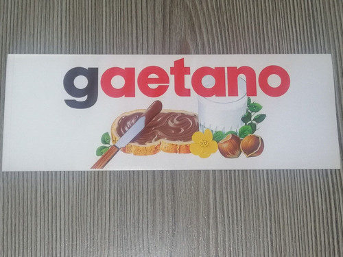 Adesivo nutella originale nome - nutella,