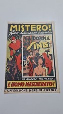MISTERO! E' UNA NUOVA EDIZIONE NERBINI N 26   1948  ALBO SETTIMANALE D'AVVENTURE