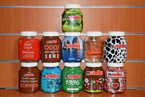 Nutella barattoli da - nutella, "barattoli