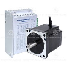 Kit CNC motore passo-passo e driver STEPPERONLINE Nema 34 1 asse 8Nm Φ14mm 6A