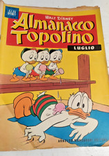 ALBI D'ORO ALMANACCO TOPOLINO #  7  -  LUGLIO 1958 -  ORIGINALE- BUONO