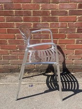 Sedia da pranzo Jorge Pensi Toledo in alluminio - anni '80