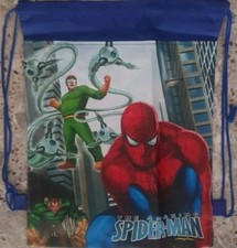 Spiderman sacca scarpe mare zaino zainetto asilo piscina bambini marvel