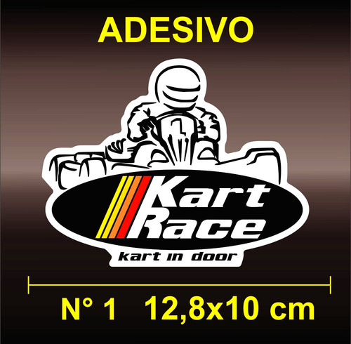 Adesivi sticker kart race - kart, |