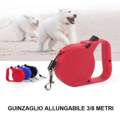 Guinzaglio cani allungabile - guinzaglio,