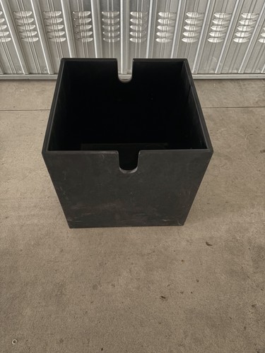 Cubo kartell polvara - polvara, nero