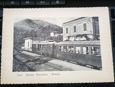 Cartolina cave Roma Interno Stazione  Treno In Primo Piano  Anni 50