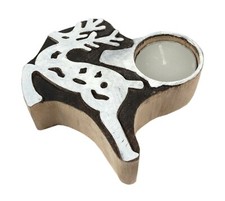 Handmade Cervo Forma Legno
