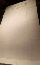 TOVAGLIA / CENTRO TAVOLA VINTAGE IN LINO- MADE IN ITALY - RARITA' DI PREGIO