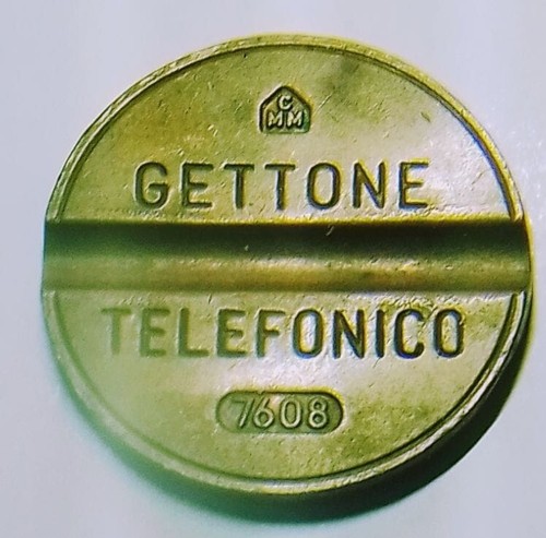 Raro gettone telefonico 7608 - raro,