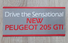 Brochure Peugeot 205 GTi 1984