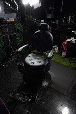 Sedia barbiere pelle - in,