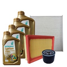 Kit Tagliando Toyota Yaris P13 1.0 1.5  Hybrid Prius Filtri 4 Olio 0W20 Petronas