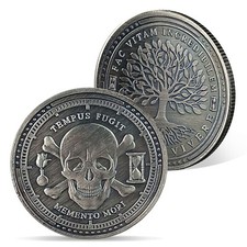 Moneta sfida Memento Mori