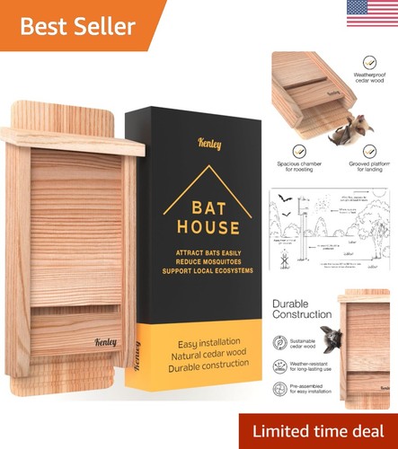 Handcrafted cedar bat box - handcrafted,
