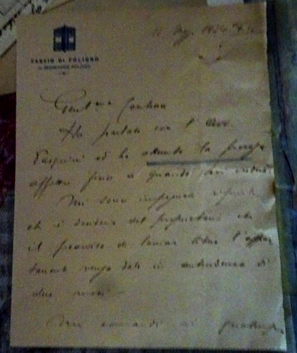 Fascio foligno 1924 lettera - fascio,