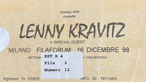 Lenny kravitz european tour - kravitz,