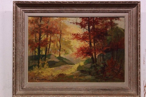 Dipinto olio tela - su,