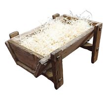 Culla in legno per Gesù Bambino - Mangiatoia per Gesù Bambino in legno