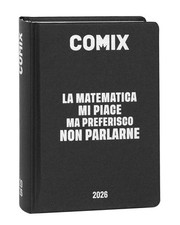 Comix Diario Black&Silver 16 Mesi Standard 74087Bs