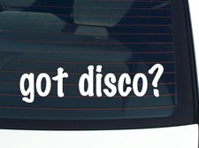discoteca? DECALCOMANIA AUTO
