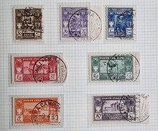 Colonie italiane. Libia, 1930, 4a Fiera di Tripoli, serie completa usata