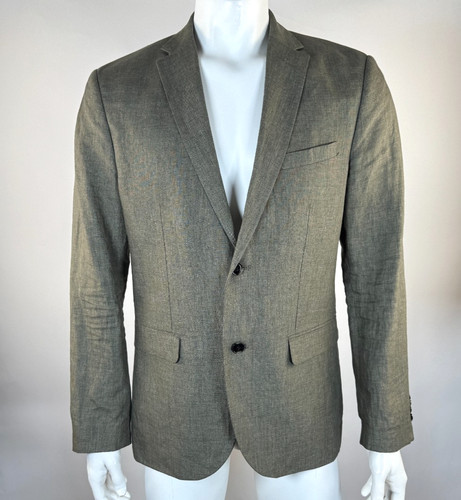 Blazer lino slim fit uomo - lino,
