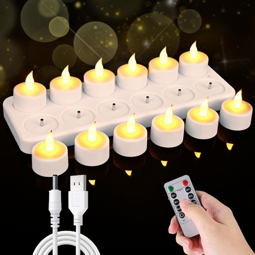 Ricaricabili tea light candele - ricaricabili,