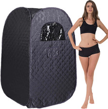 Tenda Portatile per Sauna a Vapore, Corpo Completo, Pieghevole, per Una Persona,