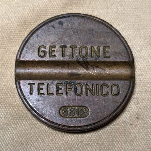 Gettone telefonico 6612 senza - gettone,