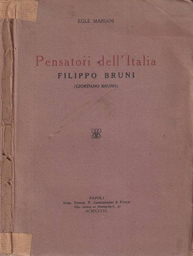 Pensatori dell italia filippo - pensatori, dell'italia