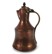 Grande Brocca Caraffa in Rame Vintage Antica D'epoca Arredo Design Artigianale