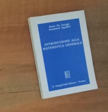 Aureggi , Squellati , introduzione alla matematica generale ,1991 giappichelli