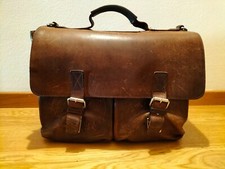 Borsa in pelle marrone