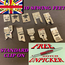 SET 10 PEZZI PIEDINI DA CUCITO