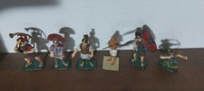 Lotto Di 6 Figurini Vari Personaggi Mondo Antico In Piombo - Marca Non Definita