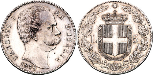 Moneta italia lire - lire, r