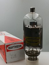 Raytheon Japan 6LQ6 6JE6C NOS NUOVO CON SCATOLA 100% doppio lato O griglia rame tubo serio T834