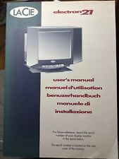 Manuale istruzioni italiano LaCie monitor Electron 21