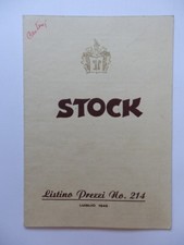 STOCK Trieste listino prezzi 07 1949 brandy whisky grappa liquore rum wine