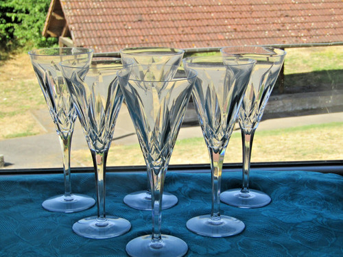 Verres eau en cristal - verres,