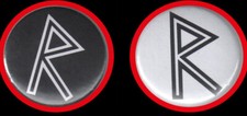 Runa button - r,